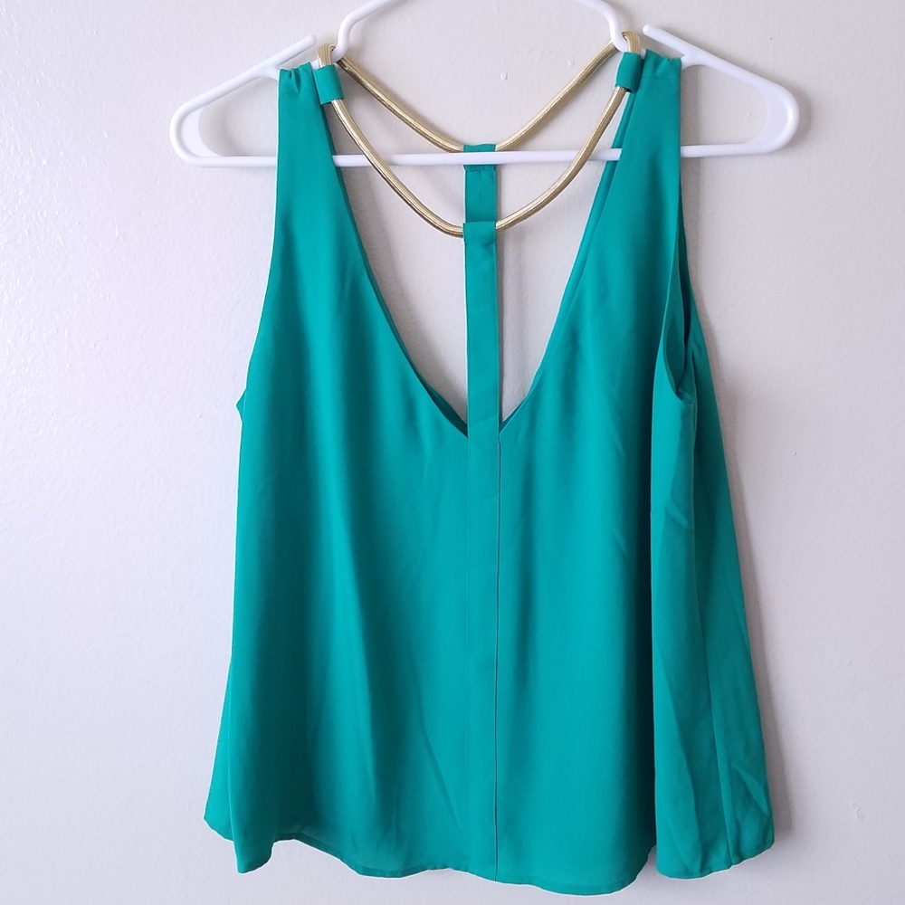 BCBGMAXAZARIA Nydia Emerald Top